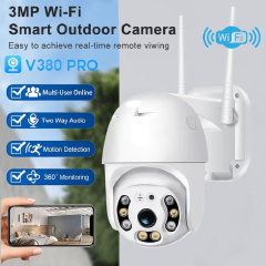 Dual-Color 3MP WIFI Security Cameras Outdoor APP CCTV Two Ways AUDIO Speed Dome Wireless Surveillance IP Camera