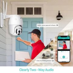 Dual-Color 3MP WIFI Security Cameras Outdoor APP CCTV Two Ways AUDIO Speed Dome Wireless Surveillance IP Camera