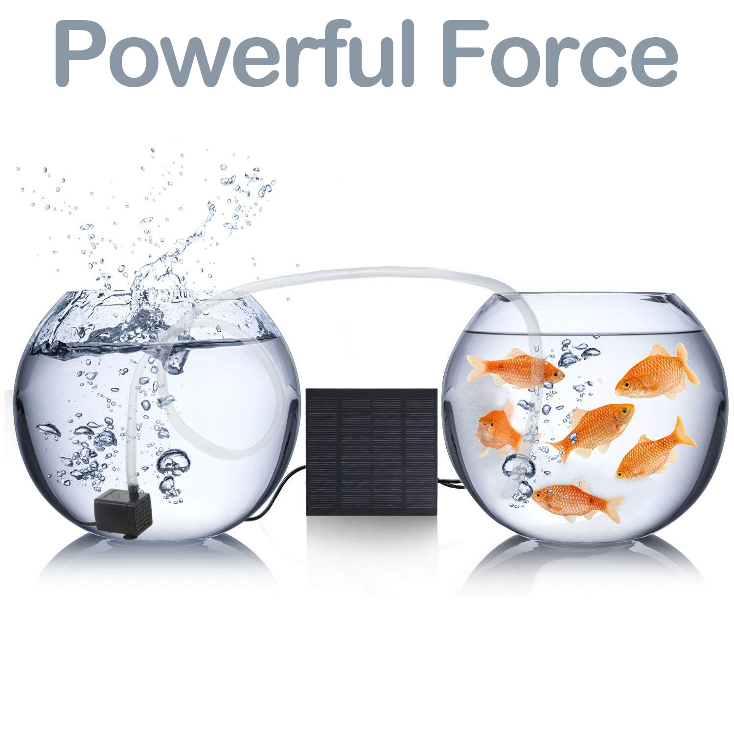 2026 1PC Solar Garden Fountain Pump Submersible Floating Water Pump Solar Outdoor Waterfall Fountain Bird Bath Water Flow Fountain