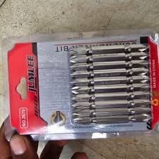 Jumlee 10-Piece Magnetic PH2 Screwdriver Bit Set - 65mm Double-Ended S2 Steel Impact Drill Bits, Heavy Duty Hex Shank Phillips Star Bit Set for Electric Screwdrivers, Power Tools, & DIY Hand Hardware.