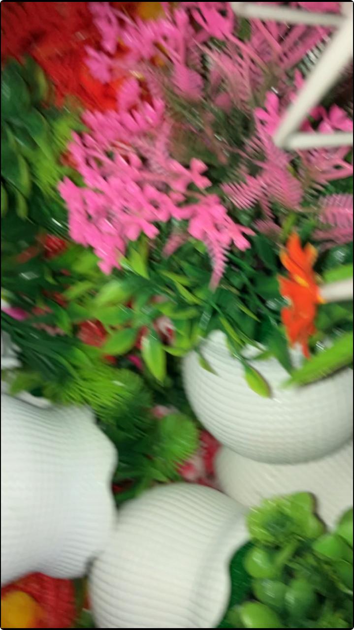 3pcsArtificial Potted Plants with Decorative White Vase -  Mini Faux Greenery & Pink Silk Flowers for Home Office Table Decor, Living Room & Kitchen - Realistic Fake Plants Set Assorted Colors .Bright