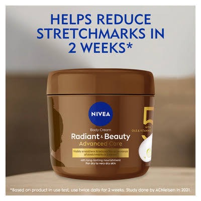 NIVEA Body Cream 400ml Cocoa Butter Radiant and Beauty Advanced Care Even Glow Men Cool Kick Deep Impact 48H Deep Moisture Hydration Lotion Nourishing Skin Repair Skin Care Moisturizer Cream Jar 200g.