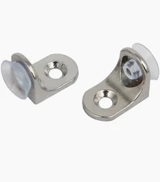 3.5mm Glass Shelf Support Pegs Cabinet Shelf Pins L-Shaped Right Angle Bracket Support Studs with Non-Slip Suction Cup for Kitchen Cupboard Wardrobe Wine Cabinet Furniture Hardware Pack of 30 Pins Bra