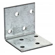50x50x40mm Heavy Duty Corner Brackets Reinforced 90 Degree Angle Bracket Galvanized Steel L Shape Joint Fastener Connector for Timber Wood Frame Shelf Support Braces Pack of 20 Right Angle Hardware.