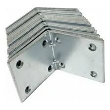 50x50x40mm Heavy Duty Corner Brackets Reinforced 90 Degree Angle Bracket Galvanized Steel L Shape Joint Fastener Connector for Timber Wood Frame Shelf Support Braces Pack of 20 Right Angle Hardware.