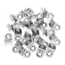 3.5mm Glass Shelf Support Pegs Cabinet Shelf Pins L-Shaped Right Angle Bracket Support Studs with Non-Slip Suction Cup for Kitchen Cupboard Wardrobe Wine Cabinet Furniture Hardware Pack of 30 Pins Bra