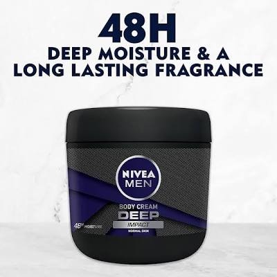 NIVEA Body Cream 400ml Cocoa Butter Radiant and Beauty Advanced Care Even Glow Men Cool Kick Deep Impact 48H Deep Moisture Hydration Lotion Nourishing Skin Repair Skin Care Moisturizer Cream Jar 200g.