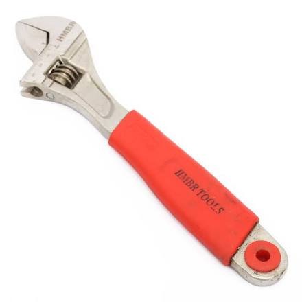 Heavy Duty Adjustable Spanner Wrench Set 8, 10 ,12 Inch 200mm 250mm 300mm Carbon Steel Pipe Bolt Repair Hand Tools Kit with Ergonomic Non Slip Soft Rubber Grip Handle for Plumbers Mechanics DIY Ho