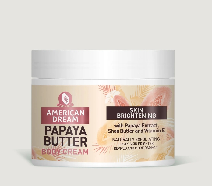 American Dream Body Cream 500ml | Original Cocoa Butter Ultra Hydrating Lotion | Skin Tone Corrector & Brightening Cream for Hyperpigmentation, Dark Spots, Stretch Marks, Scars & Intense Dry Skin Glow