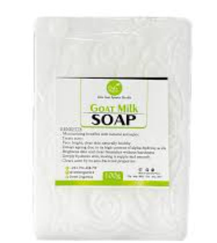 Shea Nut & Goat’s Milk 100% Natural Plant Handmade Soap (180g) – Gentle Moisturizing & Soothing Body Bar for Dry, Itchy, Eczema-Prone, and Sensitive Skin Types (Pack of 1)