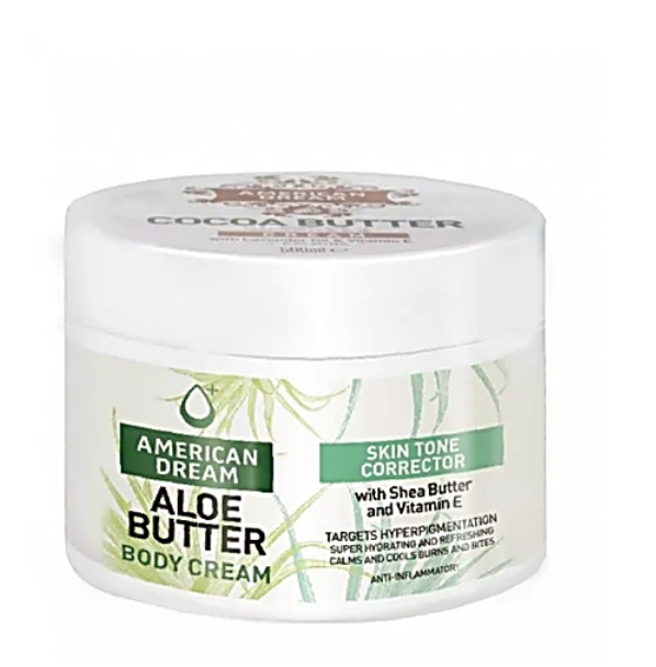 American Dream Body Cream 500ml | Original Cocoa Butter Ultra Hydrating Lotion | Skin Tone Corrector & Brightening Cream for Hyperpigmentation, Dark Spots, Stretch Marks, Scars & Intense Dry Skin Glow