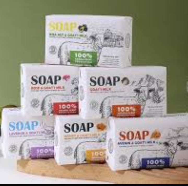 Shea Nut & Goat’s Milk 100% Natural Plant Handmade Soap (180g) – Gentle Moisturizing & Soothing Body Bar for Dry, Itchy, Eczema-Prone, and Sensitive Skin Types (Pack of 1)