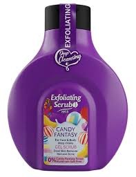 [SPECIAL OFFER]!!!! Fruit of the Wokali Candy Fantasy Exfoliating Gel Scrub - Deep Cleansing Face and Body Glow Scrub - Pore Refining Dead Skin Remover Treatment - 500ml ............
