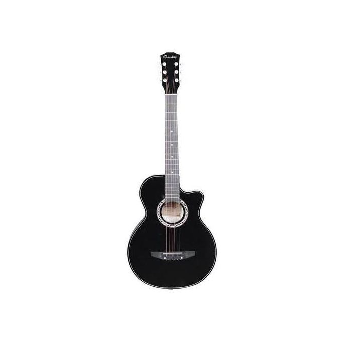 Happy Acoustic Guitar 38 Inch Black