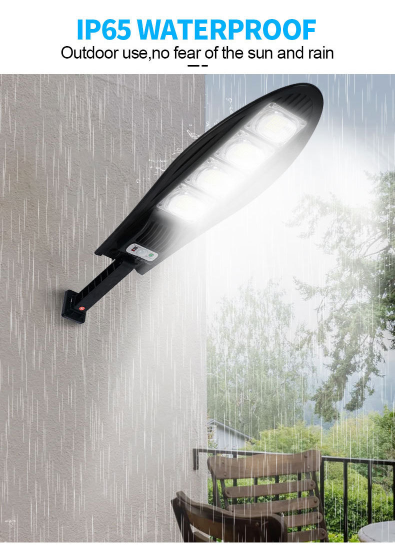 126led/168led 1 LED solar outdoor induction lamp, strong solar street lamp with multiple LED beads, outdoor lighting induction lamp with 3 modes of street lamp 18650 lithium battery