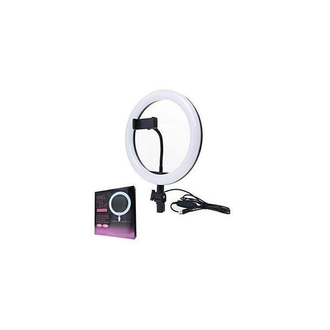 10 Inch Ring Light With Stand, For Tik Tok, YouTube,Live stream - BLACK