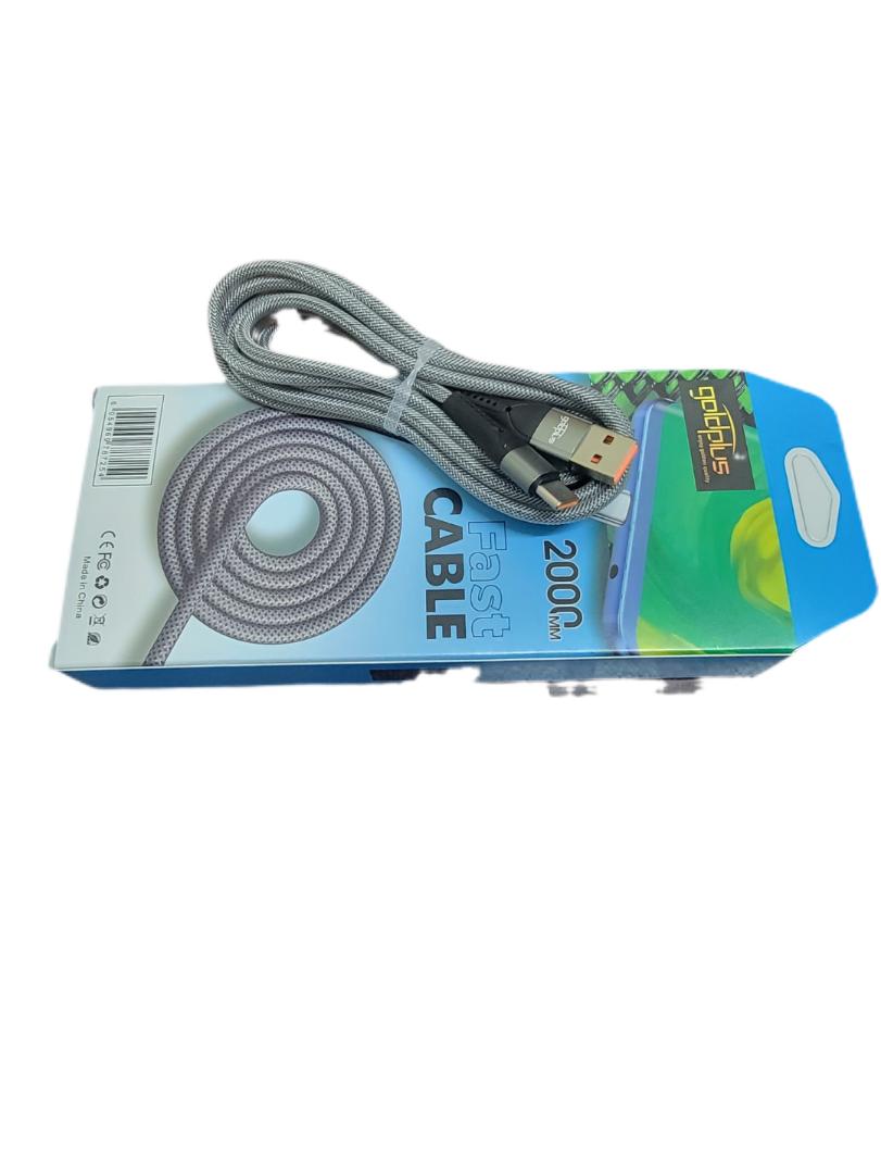 Fast charging cable ,gold plus 3.0A 2000mm