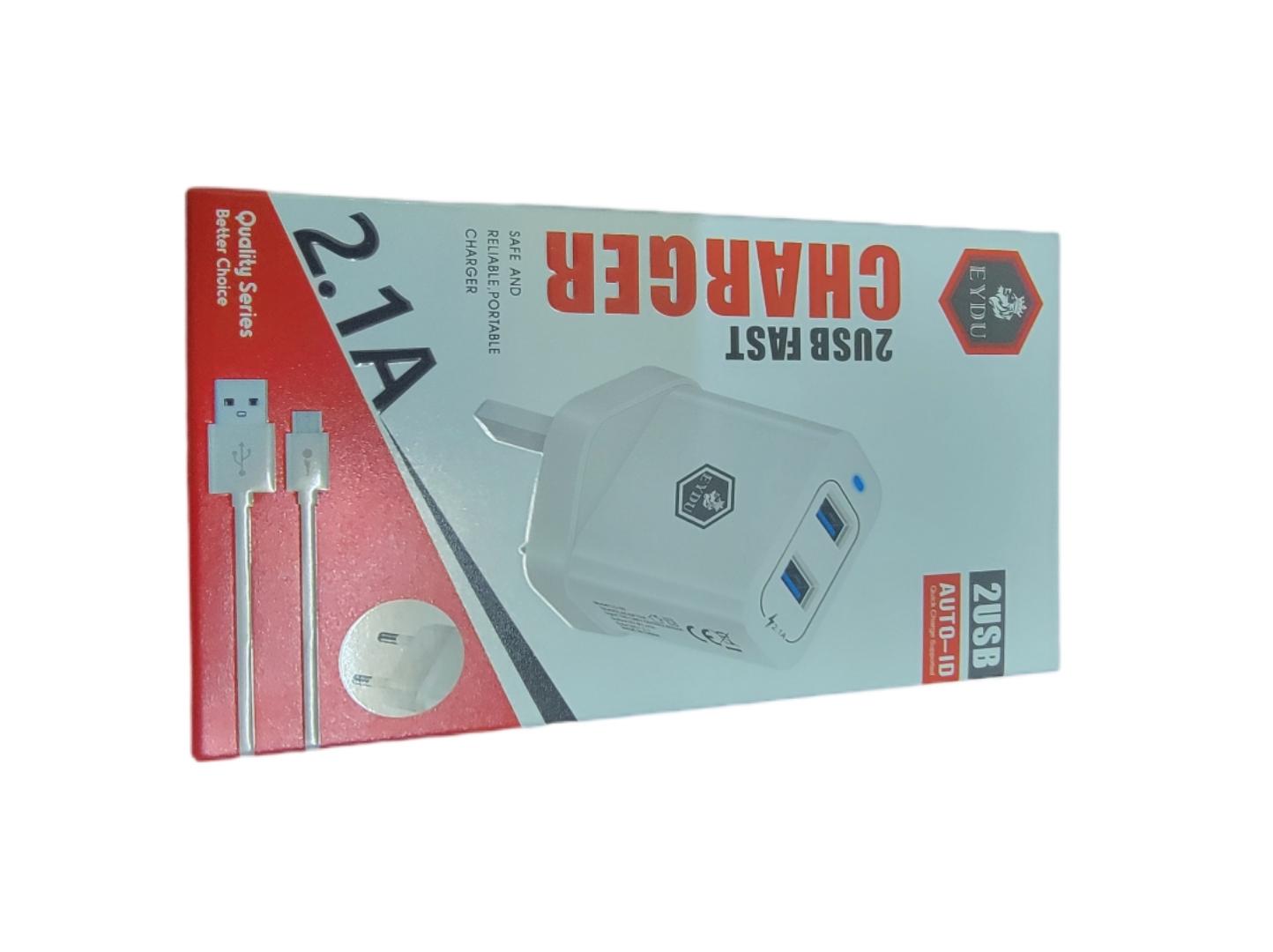 2 USB fast charger , quick charge supported 2.1A