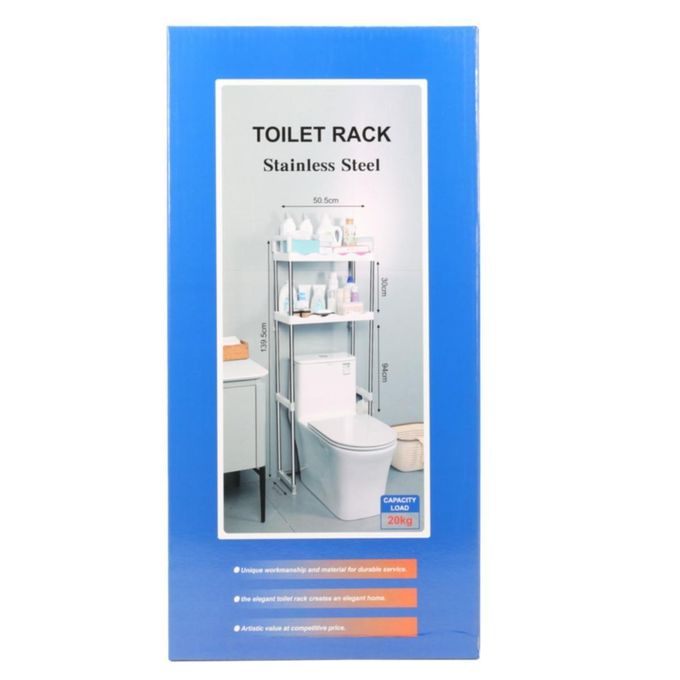 Multilayer over the toilet rack organizer, toilet stand tidy organizer