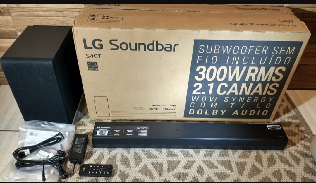 LG S40T 2.1CH Soundbar System 🔥 | Wireless Subwoofer | Dolby Digital | Bluetooth | HDMI ARC | USB | Deep Bass Home Theater Speaker for TV