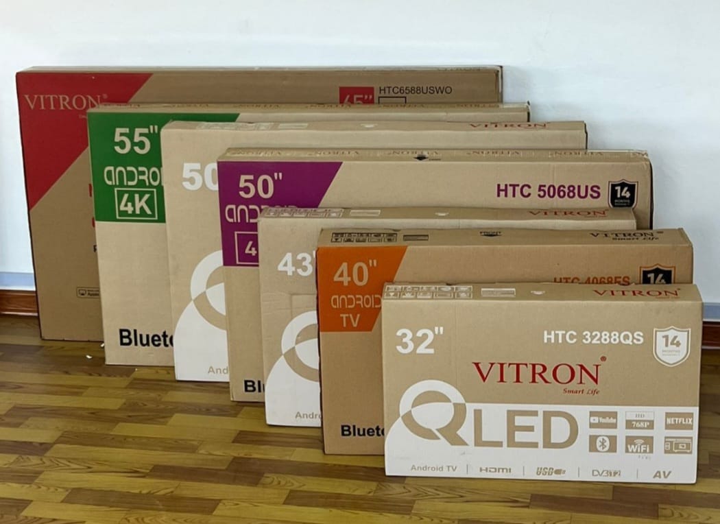 [OFFER OFFER]VITRON 43” QLED Smart TV 📺 | HTC4300QFS | Full HD | Android | Bluetooth | WiFi | Netflix | YouTube | Frameless Design | 1GB+8GB Smart Television + FREE GIFTS