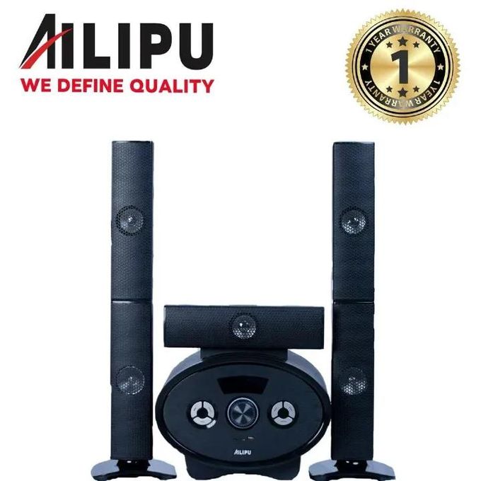 AILIPU KL-6302AD 3.1CH 6.5in Woofer System 🔊 | 50W+15W*3 Output | Bluetooth | USB | FM Radio | Hi-Fi Bass Multimedia Home Theater Speaker System 🎬🏠