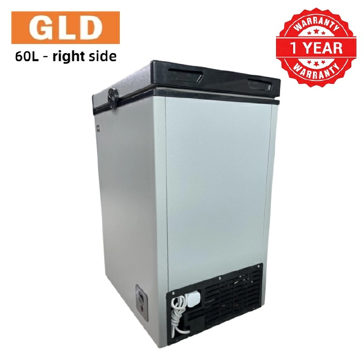 New 🤩🔥🔥🔥GLD 60L Chest Freezer ❄️ | Compact Deep Freezer | Energy Saving | Fast Cooling | Single Door Freezer | Lockable Storage | Home & Office Use|Free Fridge Guard Included |