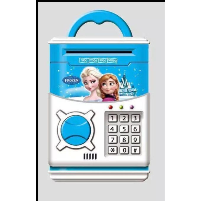 Electronic Piggy Bank Cartoon-Themed Automatic Coin Saving Money Bank for Kids with Sound Effects and Safe Storage Box
