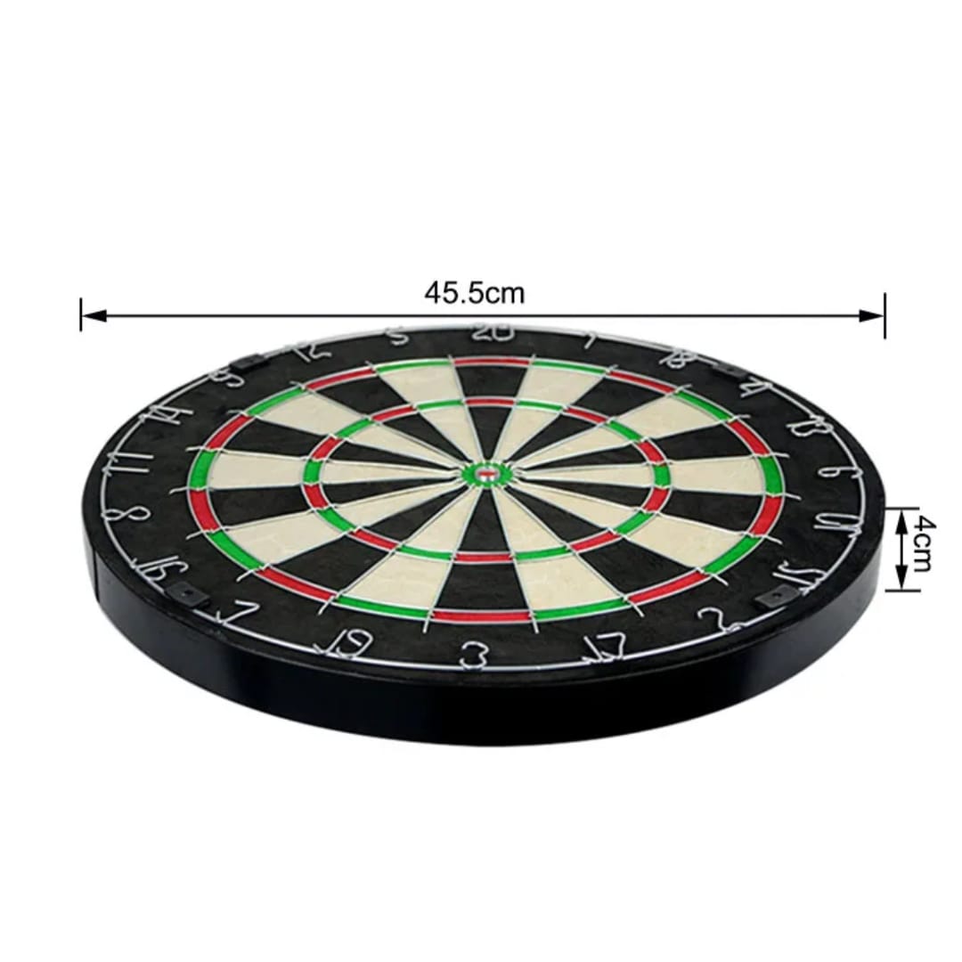 Bristle Sisal Dartboard Professional Tournament-Style Self-Healing Dart Board Steel-Tip Dart Game Set for Home, Pub, Office and Game Room Use