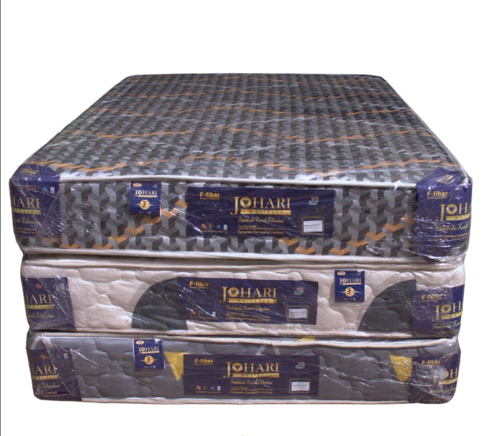KILIMALL OFFER Johari Fiber Orthopedic Mattress 8 Inch Quilted Fibre Bed Back Care Support Comfortable Sleeping Mattress Durable Premium Design with 1 Year Warrant