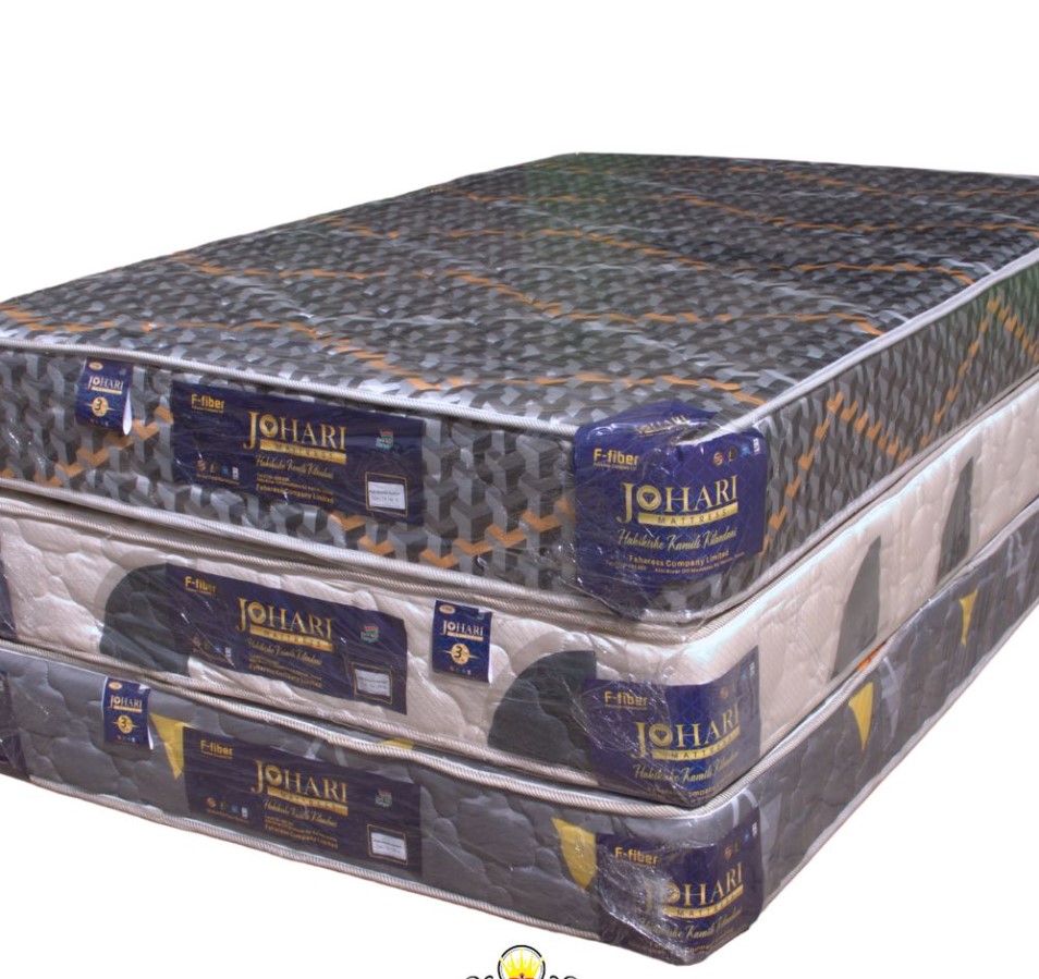 KILIMALL OFFER Johari Fiber Orthopedic Mattress 8 Inch Quilted Fibre Bed Back Care Support Comfortable Sleeping Mattress Durable Premium Design with 1 Year Warrant