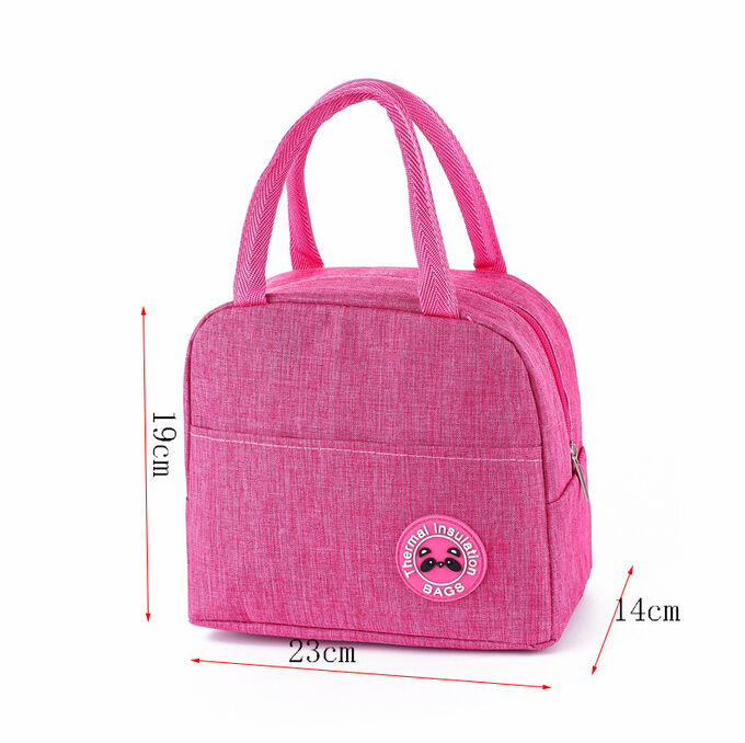 Kids Lunch Box Bag Insulated Thermal Food Container Bento Storage Bag with Ice Pack Holder School Picnic Travel Meal Organizer