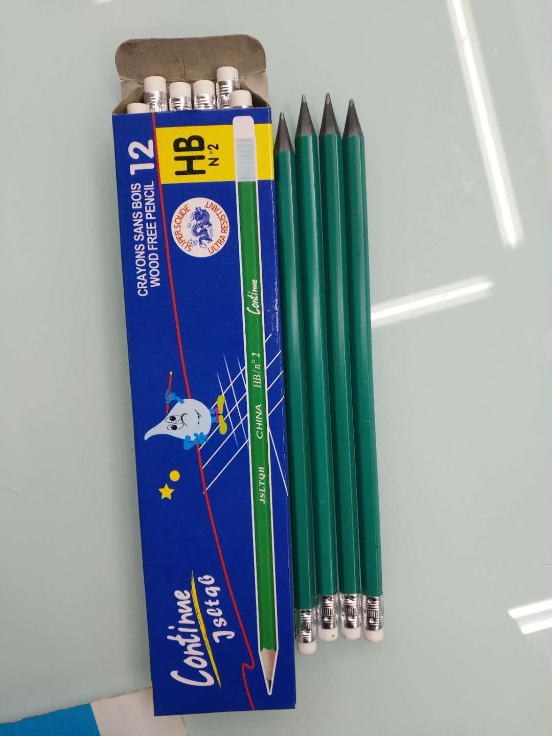 12-Piece Pencil Set with Sharpener and Rubber Eraser School Stationery Writing Drawing Kit for Children Students Classroom Home Use