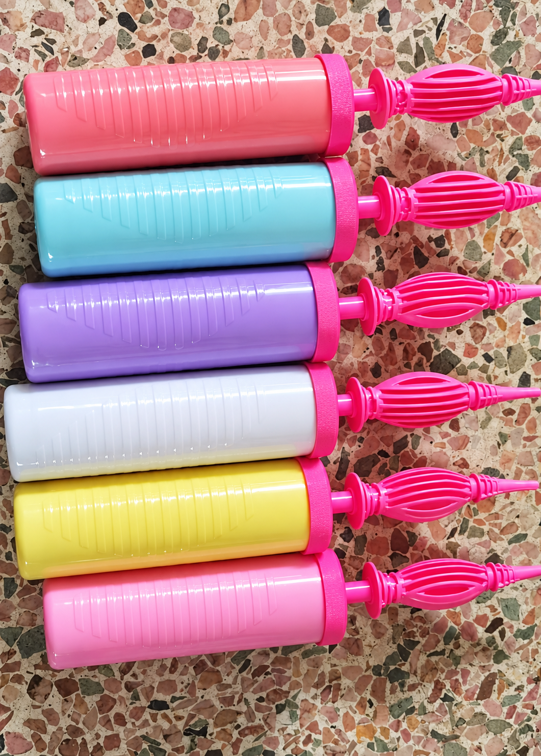 Portable Manual Balloon Air Pump – Handheld Plastic Balloon Inflator for Latex & Foil Balloons, Birthday Parties, Weddings, Baby Showers, Events and Party Decorations