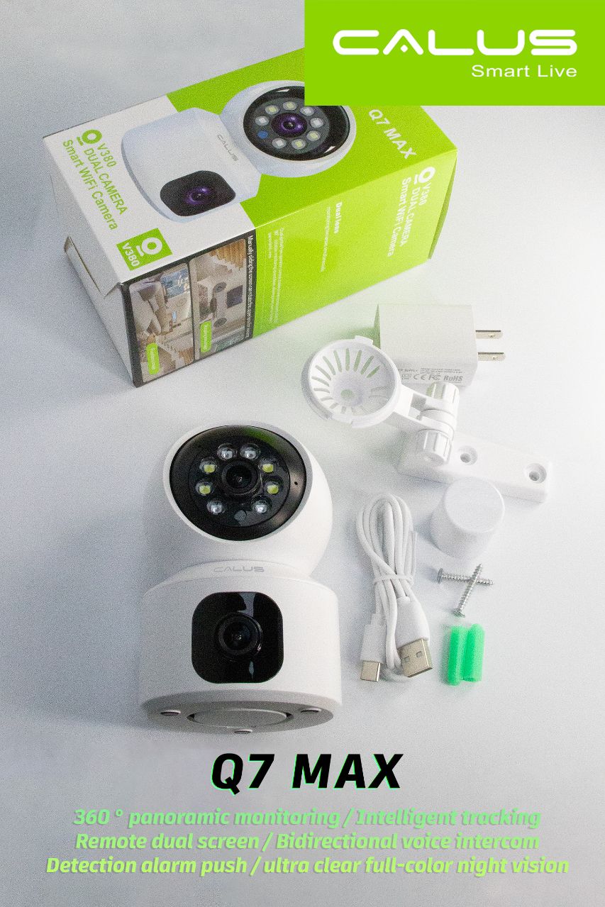 Q7 Max 4G Solar CCTV Camera Dual Lens Full Color Night Vision Wireless Outdoor Security System with Motion Detection Remote Viewing & Weatherproof Design