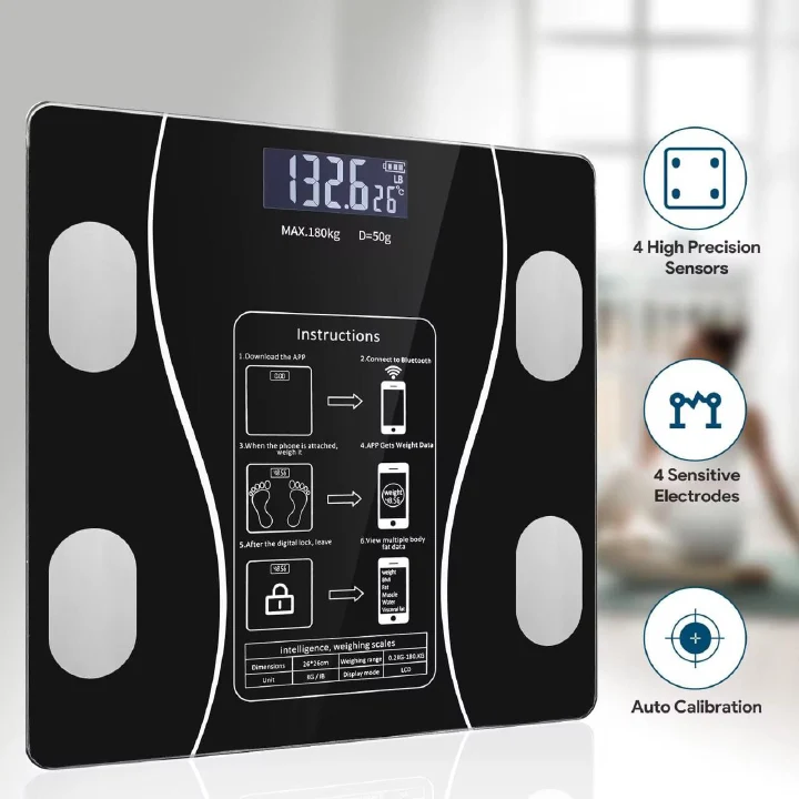 BMI Body Weight Smart Scale (OKOK App Enabled) – Digital Body Composition Analyzer with Mobile App Sync