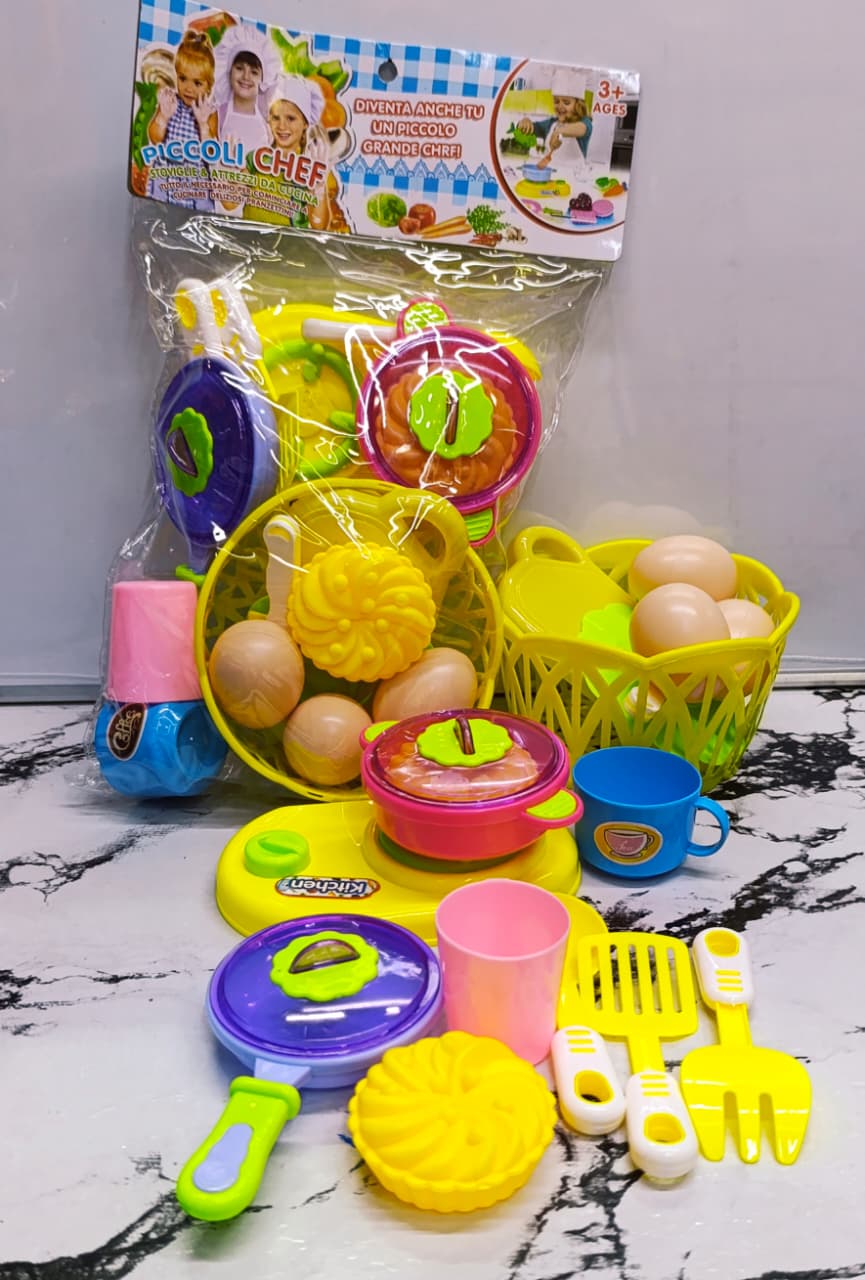Egg Kitchen Set Pretend Cooking Toy for Kids Mini Kitchen Playset Creative Roleplay Imagination Food Preparation Learning Activity