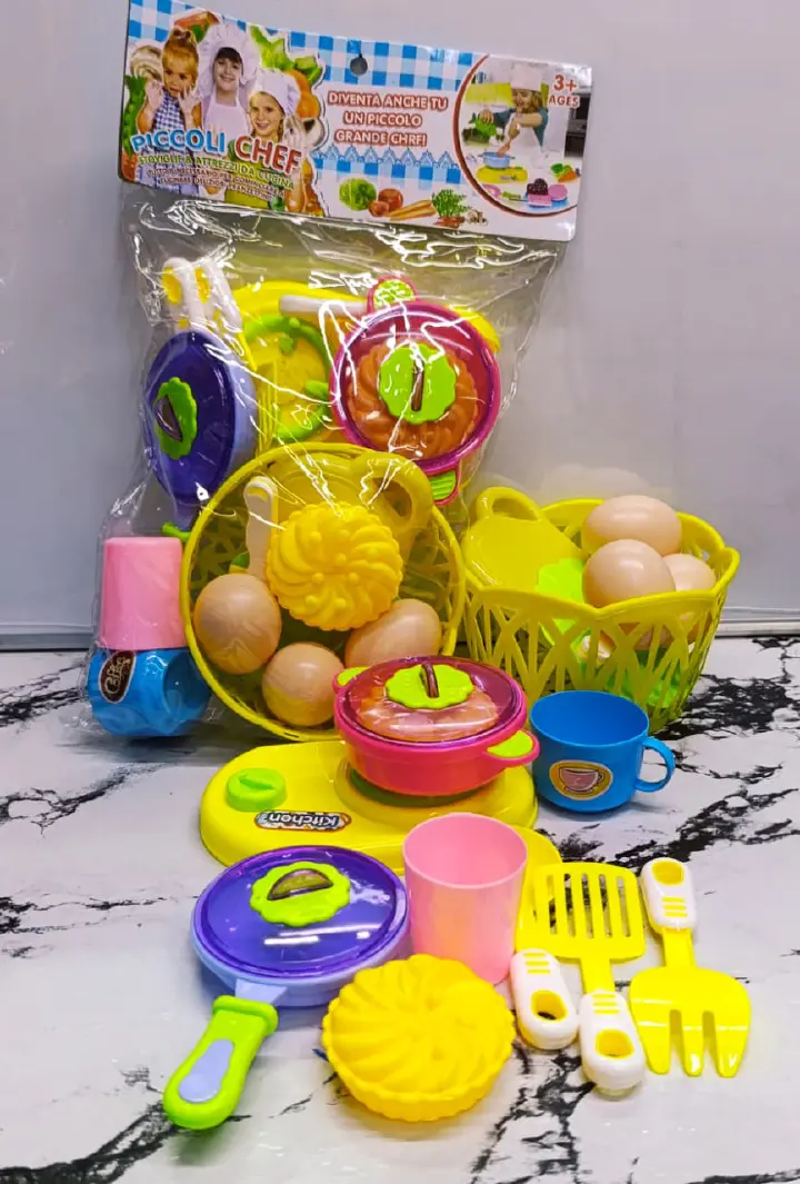 Egg Kitchen Set Pretend Cooking Toy for Kids Mini Kitchen Playset Creative Roleplay Imagination Food Preparation Learning Activity
