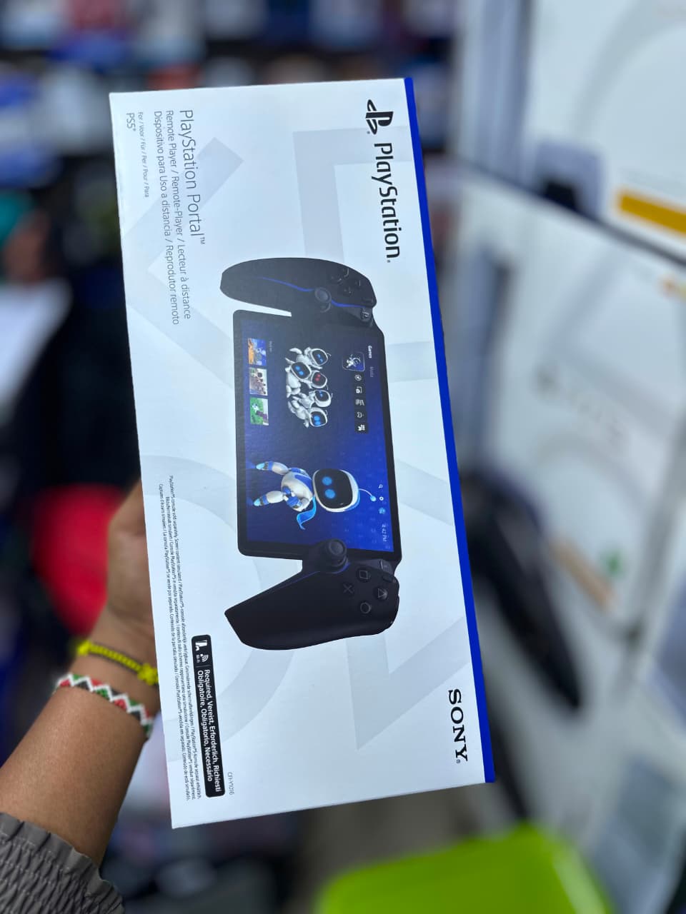 PlayStation Portal Remote Player Handheld Gaming Device PS5 Remote Play Wireless Connectivity 8 Inch Full HD Display DualSense Controls