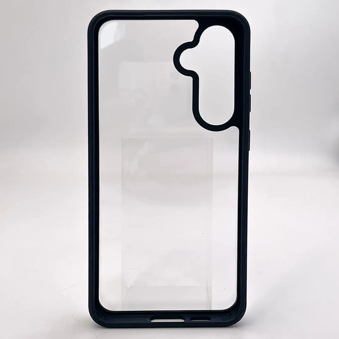Samsung Galaxy A16/A17/A26/A56/A36/A55/A25/A54/A35/A15 Clear 5G Phone Case/Cover, Dustproof, Built-in protector for screen, Rugged Full Body Shockproof Protective Cover for Samsung Galaxy Black/Clear