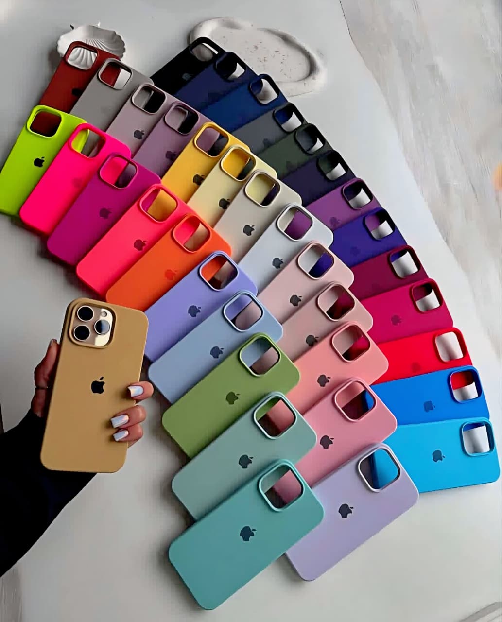 Original Silicone Case/Cover iPhone 14 Pro Max, 14 Pro, 14 Plus, 14 Plain Liquid Silicone camera lens protection cover/case for iPhone