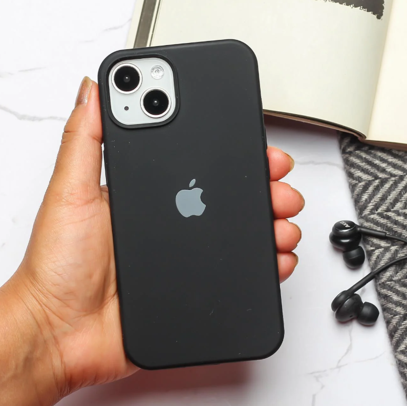 Original Silicone Case/Cover iPhone 14 Pro Max, 14 Pro, 14 Plus, 14 Plain Liquid Silicone camera lens protection cover/case for iPhone