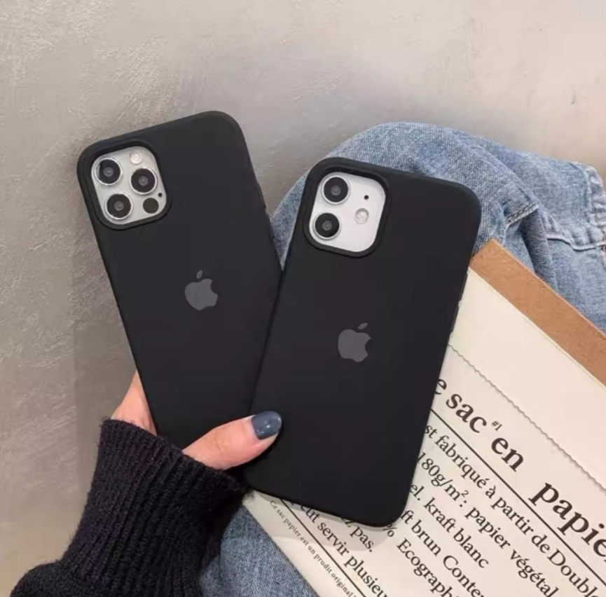 Original Silicone Case/Cover iPhone 14 Pro Max, 14 Pro, 14 Plus, 14 Plain Liquid Silicone camera lens protection cover/case for iPhone