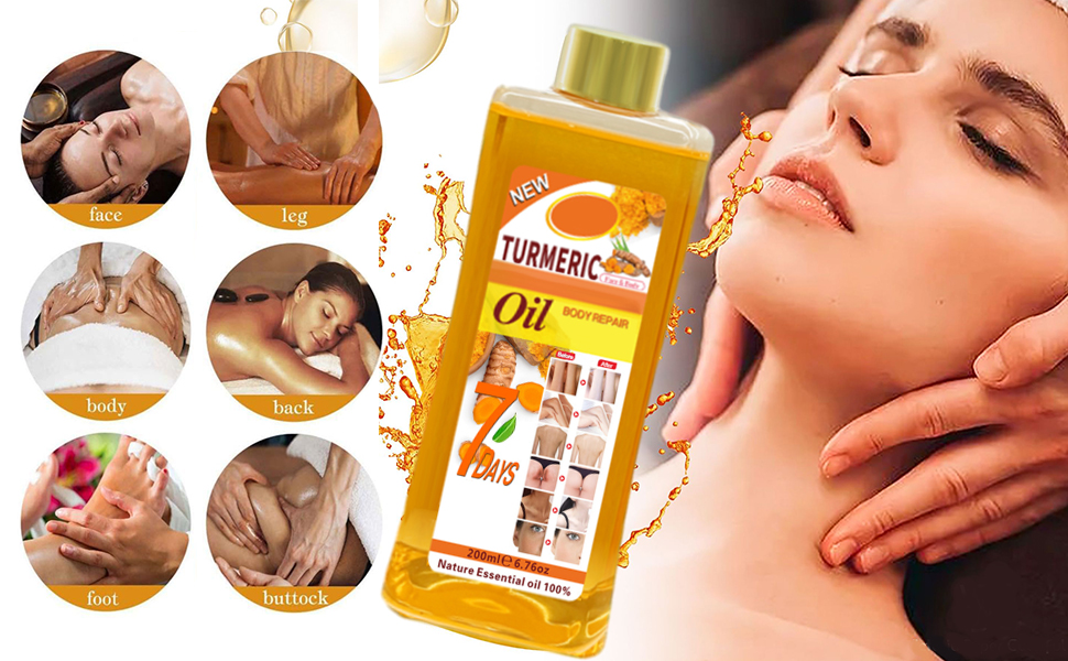 Veet Gold Vitamin E Turmeric Body Oil for Skin, Soft 7 Turmeric Oil, Natural Moisturizing Nourishing for Face and Body, Vitamin E Body Oil for All Skin Types available in 200ml, 300ml, 500ml & 1000ml.
