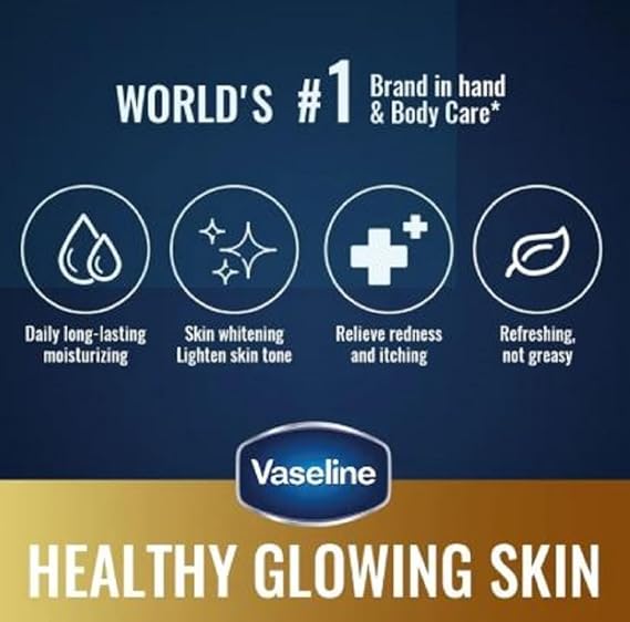 Vaseline Intensive Care Vitamin B3 Body Oil 200ml Rose Gel Moisturizing Specially formulated with 100% Rose Plant Essence & Rosemary extract proven to deeply moisturize and soothe dry, irritated skin.