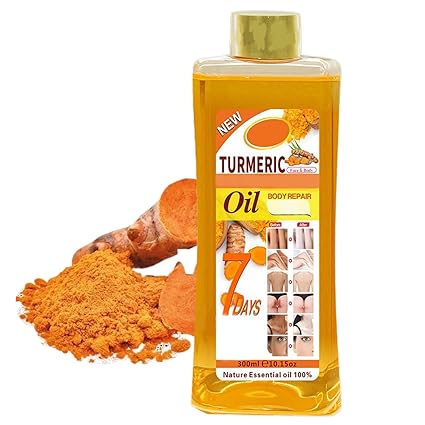 Veet Gold Vitamin E Turmeric Body Oil for Skin, Soft 7 Turmeric Oil, Natural Moisturizing Nourishing for Face and Body, Vitamin E Body Oil for All Skin Types available in 200ml, 300ml, 500ml & 1000ml.