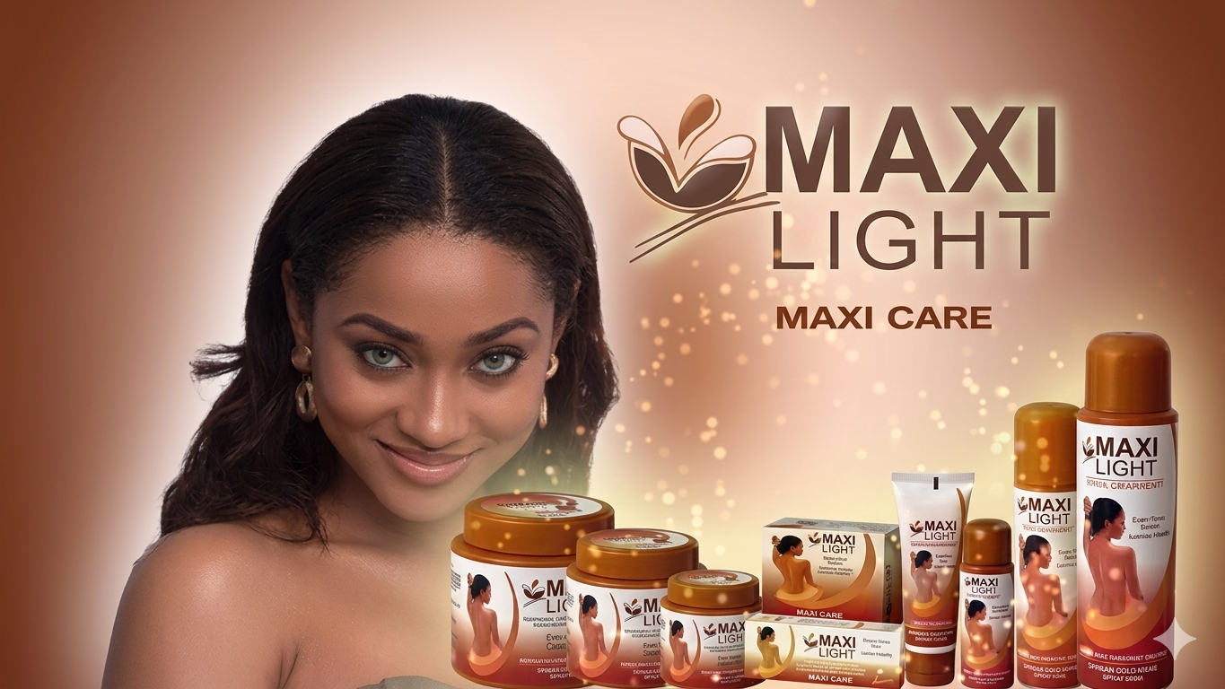 Maxi Light Lightening & Purifying Body formulated to lighten, purify, and even out skin tone while reducing brown spots. Enriched with Vitamins A and E and fruit acids, for luminous complexion 150g  .