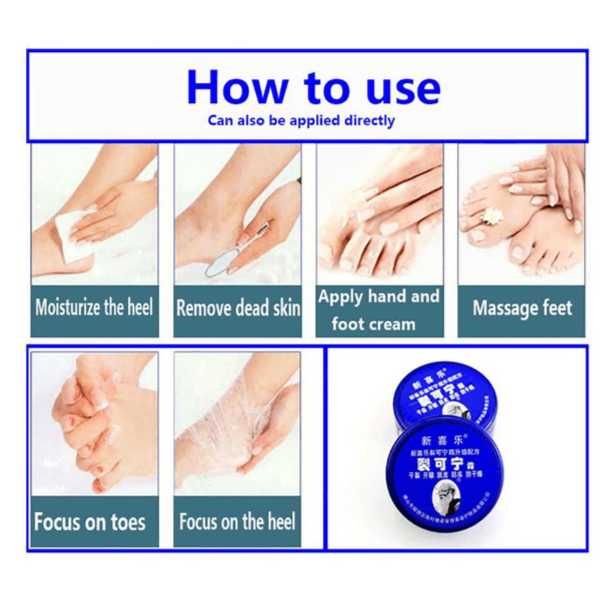 85g Anti Crack Foot Cream Dryness Foot Mask Heel Cracked Repair Cream Hand Mositurizing Removal Callus Dead Skin Hands Feet Care Anti freezing and Anti cracking Foot Cream 85g Hand Cream Moisturizing.