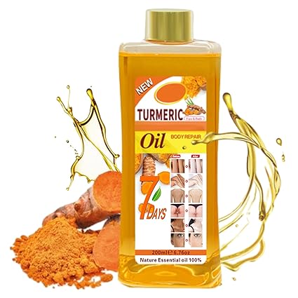 Veet Gold Vitamin E Turmeric Body Oil for Skin, Soft 7 Turmeric Oil, Natural Moisturizing Nourishing for Face and Body, Vitamin E Body Oil for All Skin Types available in 200ml, 300ml, 500ml & 1000ml.