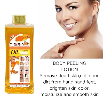 Veet Gold Vitamin E Turmeric Body Oil for Skin, Soft 7 Turmeric Oil, Natural Moisturizing Nourishing for Face and Body, Vitamin E Body Oil for All Skin Types available in 200ml, 300ml, 500ml & 1000ml.